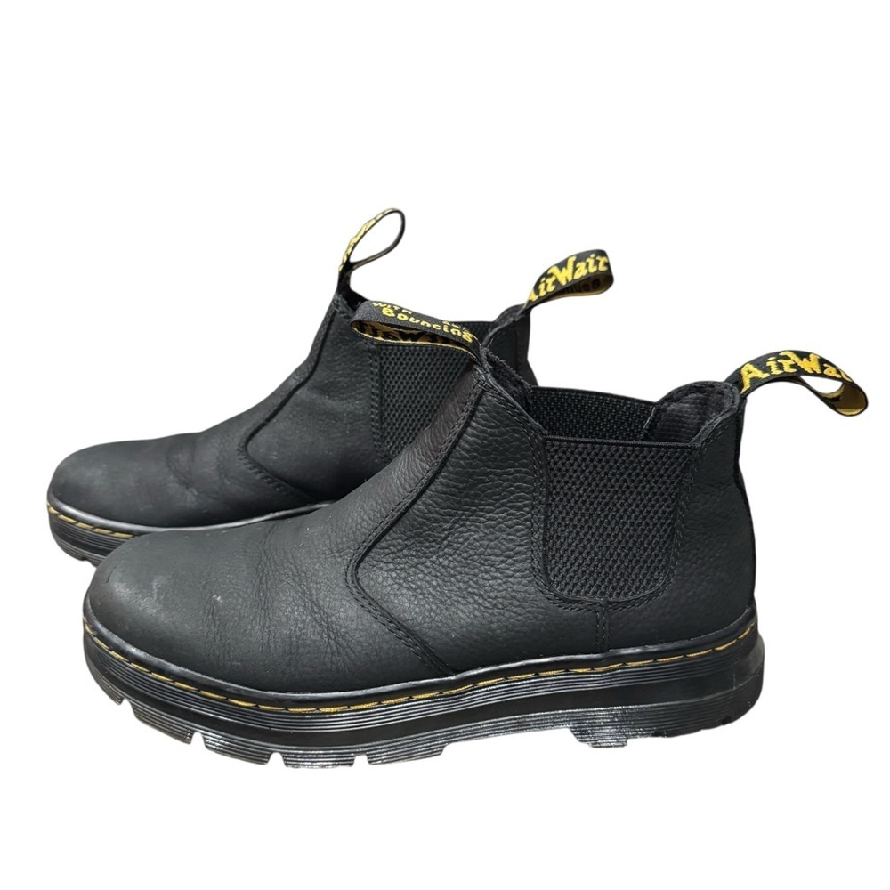Dr. Martens Woman’s  Hardie II Black Pit Quarter Boots Chelsea Shoes Size 8